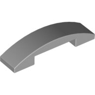 LEGO Light Bluish Gray Slope, Curved 4 x 1 Double 93273 - 4622803