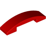 LEGO Red Slope, Curved 4 x 1 Double 93273 - 4633914