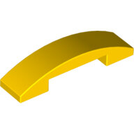 LEGO Yellow Slope, Curved 4 x 1 Double 93273 - 4613151
