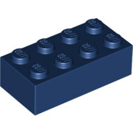 LEGO Dark Blue Brick 2 x 4 3001 - 6275133