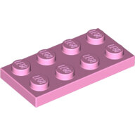LEGO Bright Pink Plate 2 x 4 3020 - 6204535