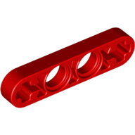 LEGO Red Technic, Liftarm Thin 1 x 4 - Axle Holes 32449 - 4141811