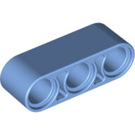 LEGO Medium Blue Technic, Liftarm Thick 1 x 3 32523 - 6164393