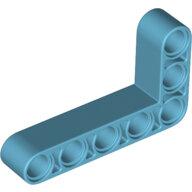 LEGO Medium Azure Technic, Liftarm, Modified Bent Thick L-Shape 3 x 5 32526 - 6173003