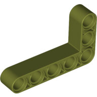 LEGO Olive Green Technic, Liftarm, Modified Bent Thick L-Shape 3 x 5 32526 - 6278093