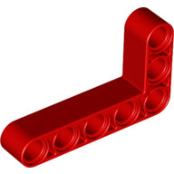 LEGO Red Technic, Liftarm, Modified Bent Thick L-Shape 3 x 5 32526 - 4143154