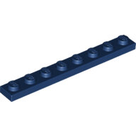 LEGO Dark Blue Plate 1 x 8 3460 - 6250216