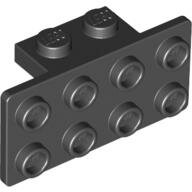 LEGO Black Bracket 1 x 2 - 2 x 4 93274 - 4616245