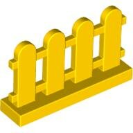 LEGO Yellow Fence 1 x 4 x 2 Paled (Picket) 33303 - 4141352
