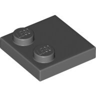 LEGO Dark Bluish Gray Tile, Modified 2 x 2 with Studs on Edge 33909 - 6309059