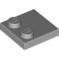 LEGO Light Bluish Gray Tile, Modified 2 x 2 with Studs on Edge 33909 - 6212077