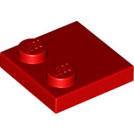LEGO Red Tile, Modified 2 x 2 with Studs on Edge 33909 - 6219819