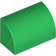 LEGO Green Slope, Curved 1 x 2 x 1 37352 - 6270719