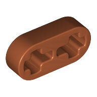 LEGO Dark Orange Technic, Liftarm Thin 1 x 2 - Axle Holes 41677 - 4164131