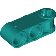 LEGO Dark Turquoise Technic, Axle and Pin Connector Perpendicular 3L with 2 Pin Holes 42003 - 6295182