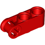 LEGO Red Technic, Axle and Pin Connector Perpendicular 3L with 2 Pin Holes 42003 - 4175442