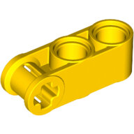 LEGO Yellow Technic, Axle and Pin Connector Perpendicular 3L with 2 Pin Holes 42003 - 4175441