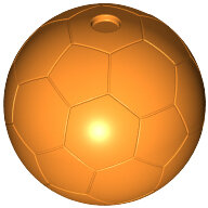 LEGO Orange Ball, Sports Soccer Plain x45 - 6023209