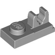 LEGO Light Bluish Gray Plate, Modified 1 x 2 with Clip on Top 92280 - 4598526