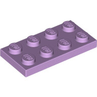 LEGO Lavender Plate 2 x 4 3020 - 6099355