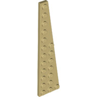 LEGO Tan Wedge, Plate 12 x 3 Right 47398 - 6358289