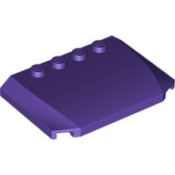 LEGO Dark Purple Wedge 4 x 6 x 2/3 Triple Curved 52031 - 6262492