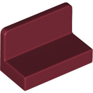 LEGO Dark Red Panel 1 x 2 x 1 with Rounded Corners 4865b - 6274681