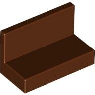LEGO Reddish Brown Panel 1 x 2 x 1 with Rounded Corners 4865b - 4245463