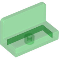 LEGO Trans-Green Panel 1 x 2 x 1 with Rounded Corners 4865b - 6254879