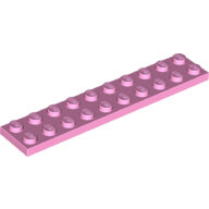 LEGO Bright Pink Plate 2 x 10 3832 - 6213257