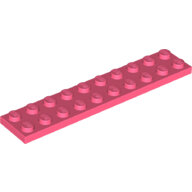 LEGO Coral Plate 2 x 10 3832 - 6300590