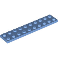 LEGO Medium Blue Plate 2 x 10 3832 - 4223851
