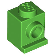 LEGO Bright Green Brick, Modified 1 x 1 with Headlight 4070 - 6314376