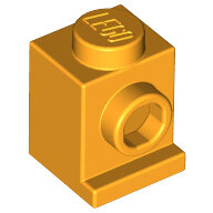 LEGO Bright Light Orange Brick, Modified 1 x 1 with Headlight 4070 - 6186006