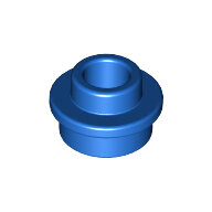 LEGO Blue Plate, Round 1 x 1 with Open Stud 85861 - 6230581