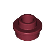 LEGO Dark Red Plate, Round 1 x 1 with Open Stud 85861 - 6073031