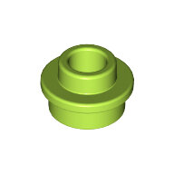 LEGO Lime Plate, Round 1 x 1 with Open Stud 85861 - 6190251