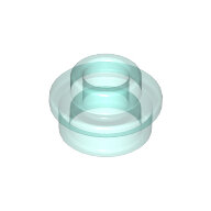 LEGO Trans-Light Blue Plate, Round 1 x 1 with Open Stud 85861 - 6173640