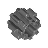 LEGO Dark Bluish Gray Technic, Gear 8 Tooth with Dual Face 10928 - 6012451