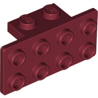 LEGO Dark Red Bracket 1 x 2 - 2 x 4 93274 - 6264035