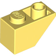 LEGO Bright Light Yellow Slope, Inverted 45 2 x 1 3665 - 6070301