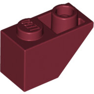 LEGO Dark Red Slope, Inverted 45 2 x 1 3665 - 4590811