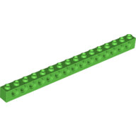 LEGO Bright Green Technic, Brick 1 x 16 with Holes 3703 - 6282104