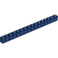 LEGO Dark Blue Technic, Brick 1 x 16 with Holes 3703 - 4261782