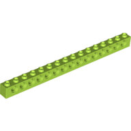 LEGO Lime Technic, Brick 1 x 16 with Holes 3703 - 6132379