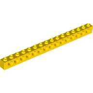 LEGO Yellow Technic, Brick 1 x 16 with Holes 3703 - 370324