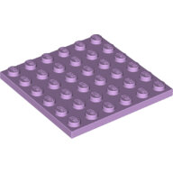 LEGO Lavender Plate 6 x 6 3958 - 6329413