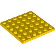 LEGO Yellow Plate 6 x 6 3958 - 4550701