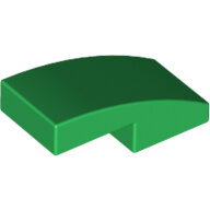 LEGO Green Slope, Curved 2 x 1 x 2/3 11477 - 6047426