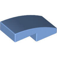 LEGO Medium Blue Slope, Curved 2 x 1 x 2/3 11477 - 6092039